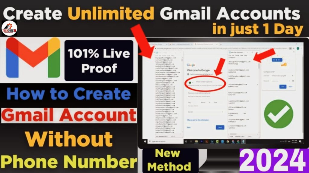 create unlimited gmail accounts